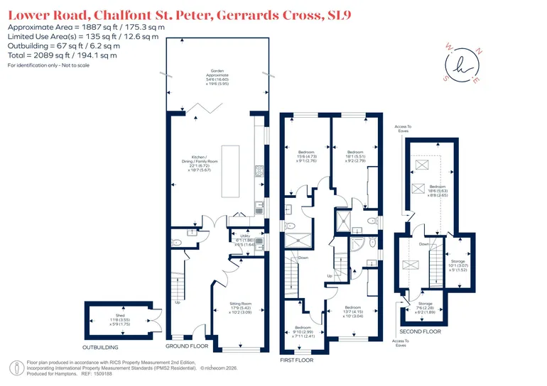 Floorplan 1 for Lower Road, Gerrards Cross, SL9