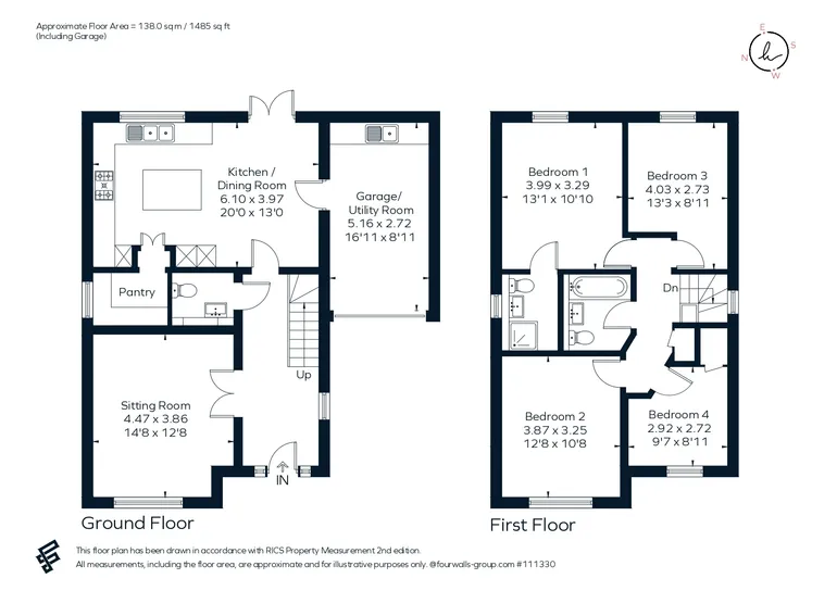Floorplan 1 for Main Road, Chichester, PO18