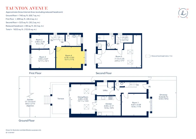 Floorplan 1 for Taunton Avenue Hounslow TW3