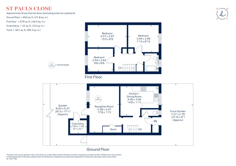Floorplan 1 for St. Pauls Close, London, W5