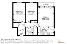 Kelhead Path, Glasgow floorplan 1 out of 1