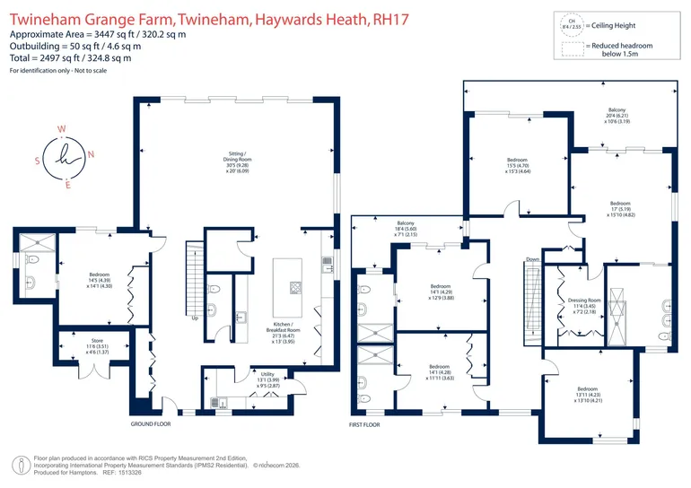 Floorplan 1 for Bob Lane Twineham RH17