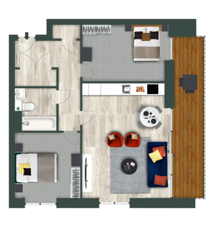 Floorplan 1 for 4 Fairfield Avenue Staines-upon-Thames TW18