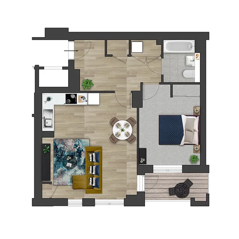 Floorplan 1 for Desborough Road High Wycombe HP11