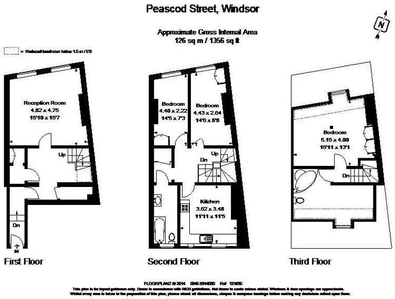 Floorplan 1 for Peascod Street Windsor SL4