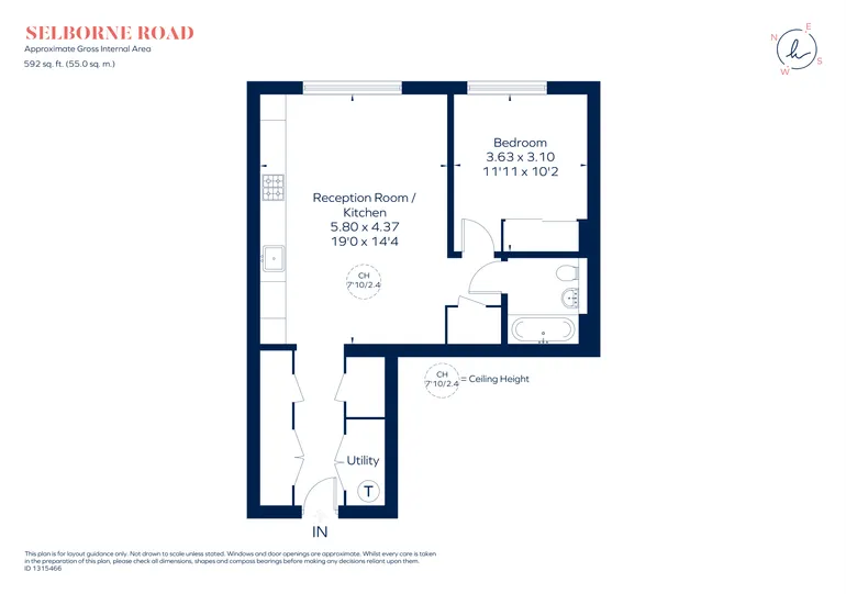 Floorplan 1 for The Eades, 11 Selborne Road London E17