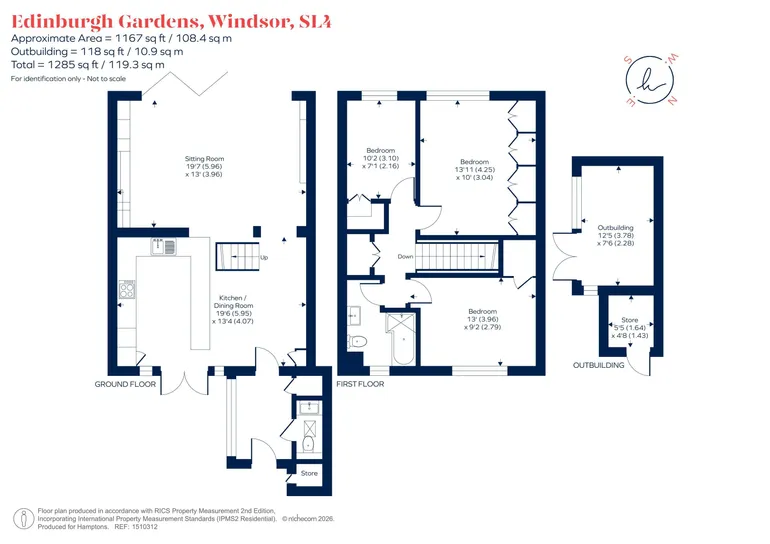 Floorplan 1 for Edinburgh Gardens Windsor SL4