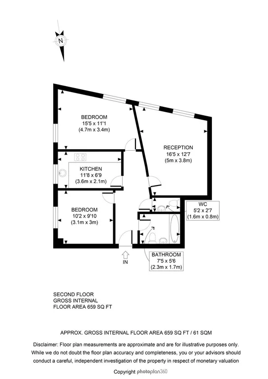 Floorplan 1 for Ridge Road London NW2