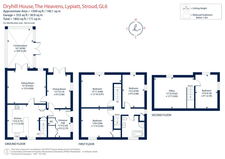 Floorplan 1 for The Heavens, Stroud, GL6