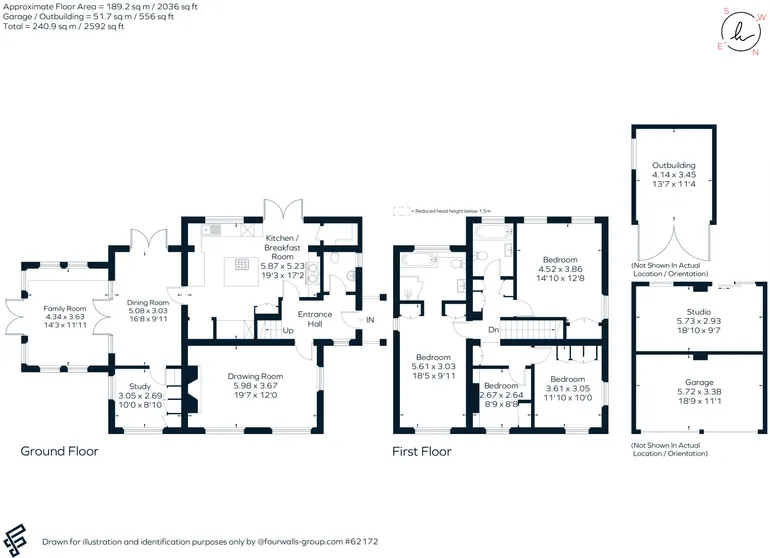 Floorplan 1 for Shell Lane, Colemore, GU34