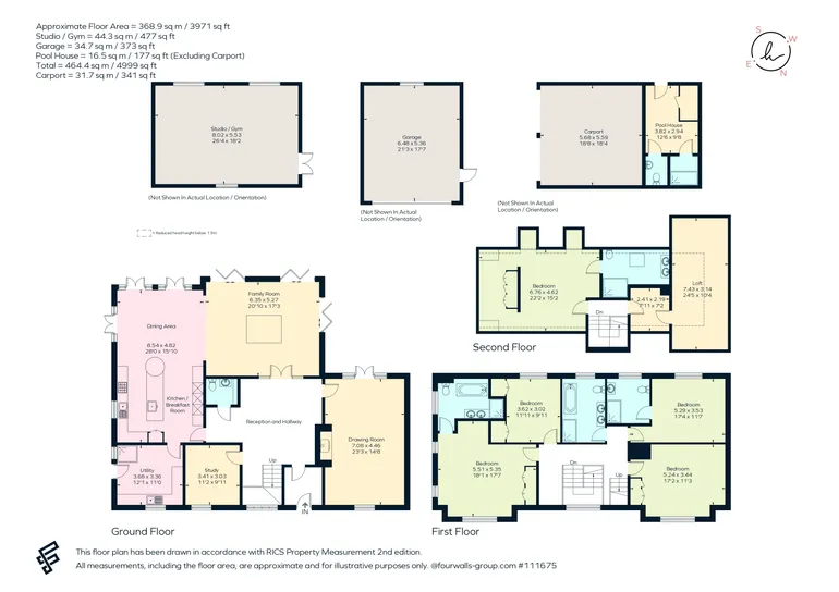 Floorplan 1 for Butcherfield Lane, Hartfield, TN7