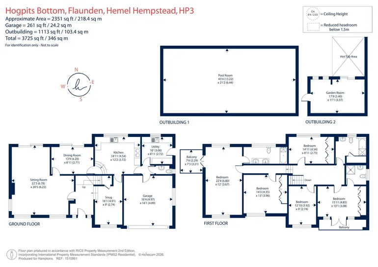Floorplan 1 for Hogpits Bottom, Hemel Hempstead, HP3