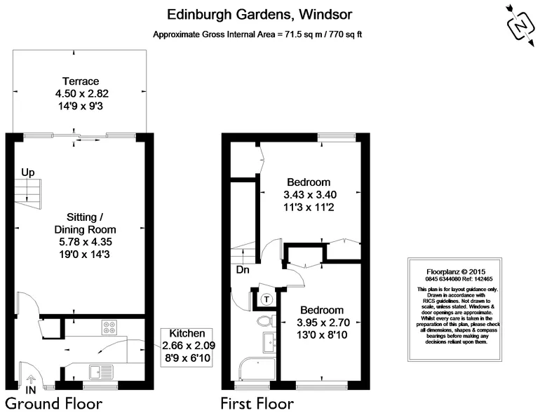 Floorplan 1 for Edinburgh Gardens, Windsor, SL4