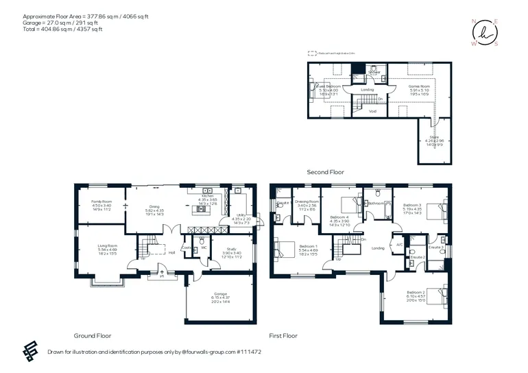 Floorplan 2 for Hammondswick, Harpenden, AL5