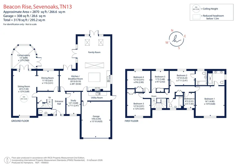 Floorplan 1 for Beacon Rise, Sevenoaks, TN13