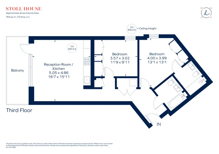 Floorplan 1 for Essex Place, London, W4