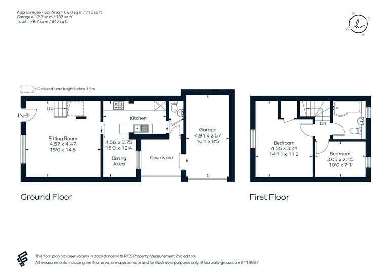 Floorplan 1 for Carpenters Close, Holybourne, GU34