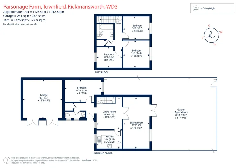 Floorplan 1 for Townfield, Rickmansworth, WD3