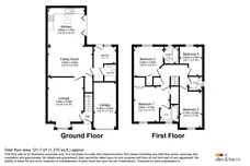 Dol Y Felin, Creigiau, Cardiff floorplan 1 out of 1