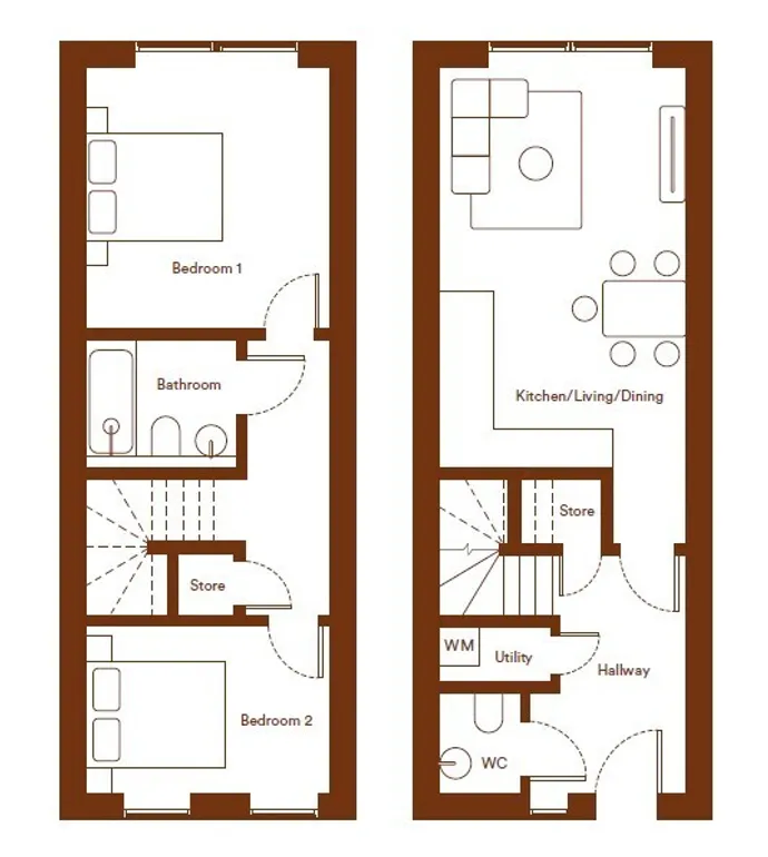 Floorplan 1 for Plot 20 Medburn Yard Watling Street, Radlett, WD6