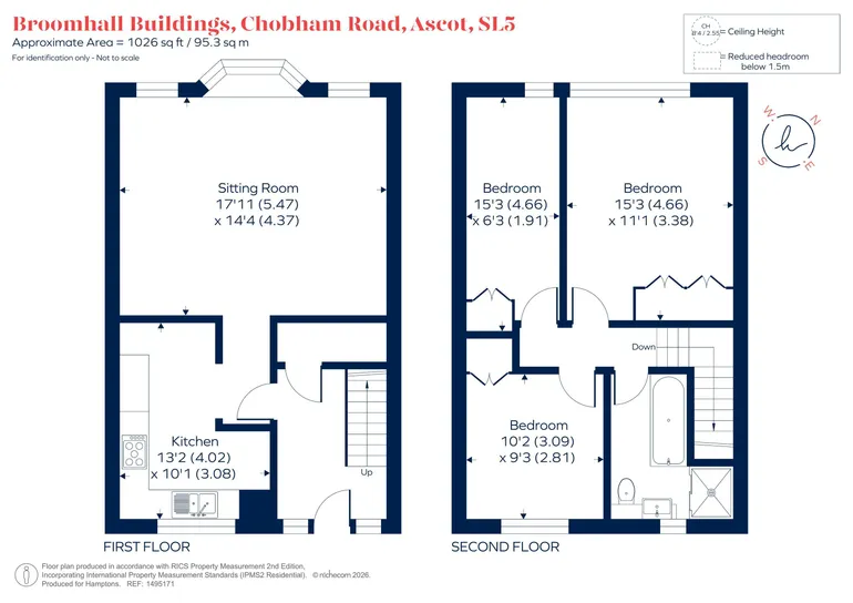 Floorplan 1 for Chobham Road, Sunningdale, SL5