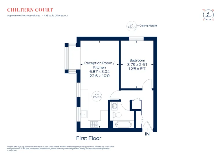 Floorplan 1 for Pages Hill, London, N10
