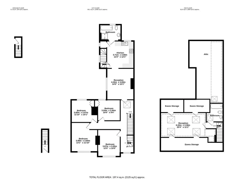 Floorplan 1 for Strickland Row, London, SW18