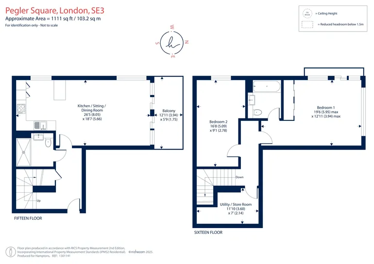 Floorplan 1 for Pegler Square, London, SE3