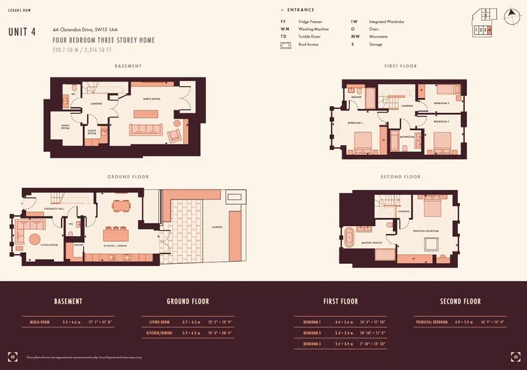 Floorplan 1 for Clarendon Drive, London, SW15