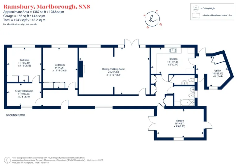 Floorplan 1 for Oxford Street, Ramsbury, SN8