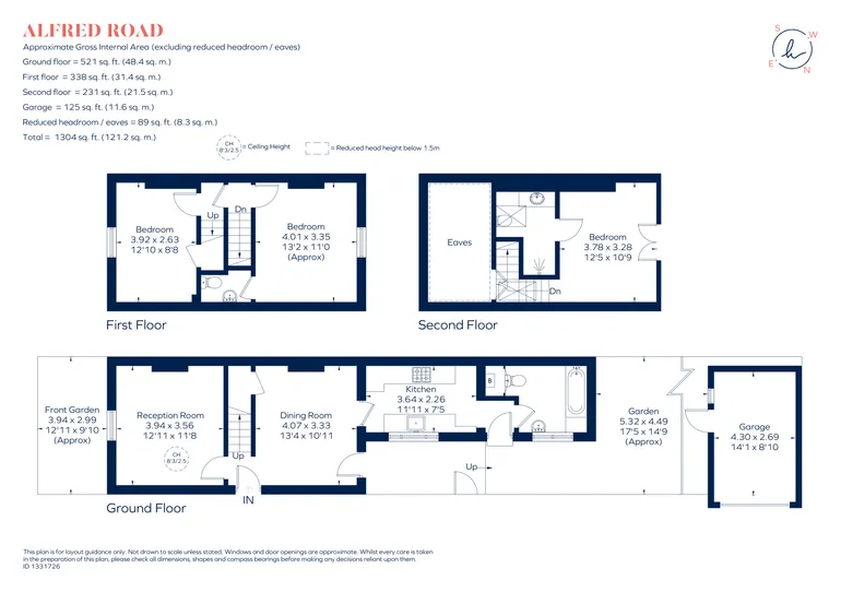 Floorplan 1 for Alfred Road, Kingston Upon Thames, KT1