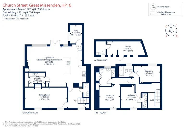Floorplan 1 for Church Street, Great Missenden, HP16