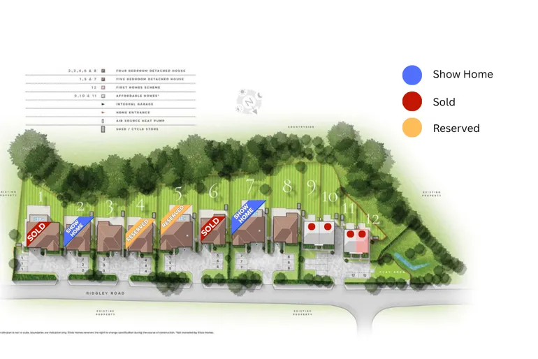 Floorplan 2 for Oakland Grove, Ridgley Road, Godalming, GU8