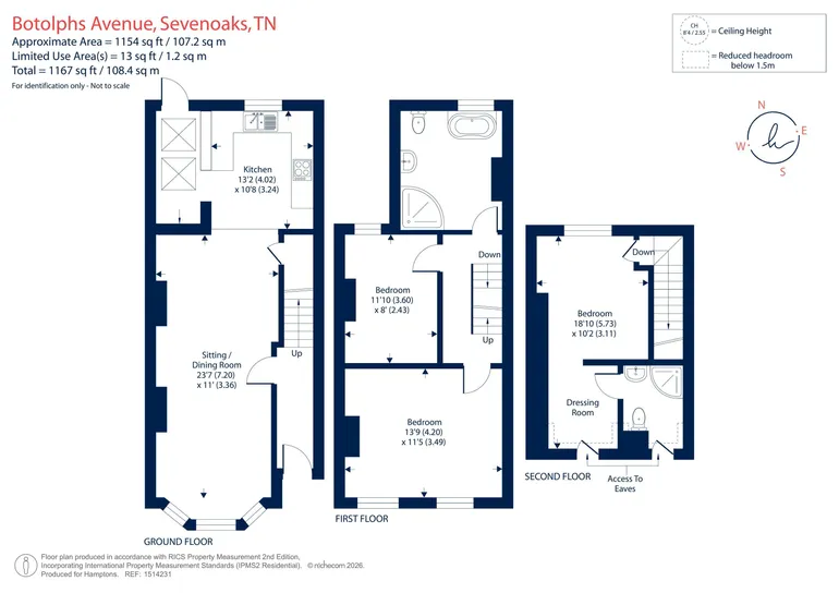 Floorplan 1 for St. Botolphs Avenue, Sevenoaks, TN13