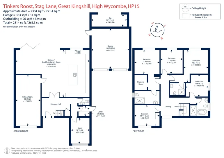 Floorplan 1 for Stag Lane, Great Kingshill, HP15