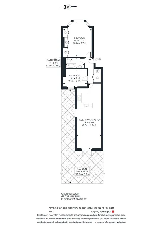 Floorplan 1 for Portnall Road London W9