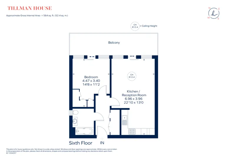 Floorplan 1 for Upper Richmond Road, London, SW15