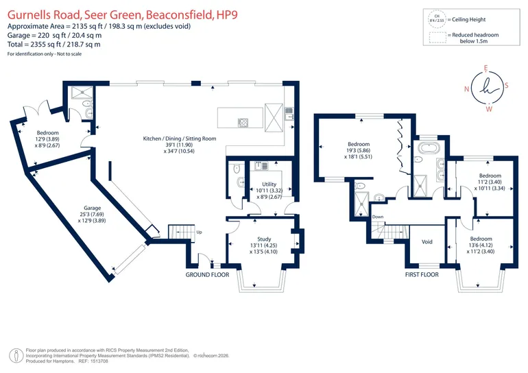 Floorplan 1 for Gurnells Road, BEACONSFIELD, HP9