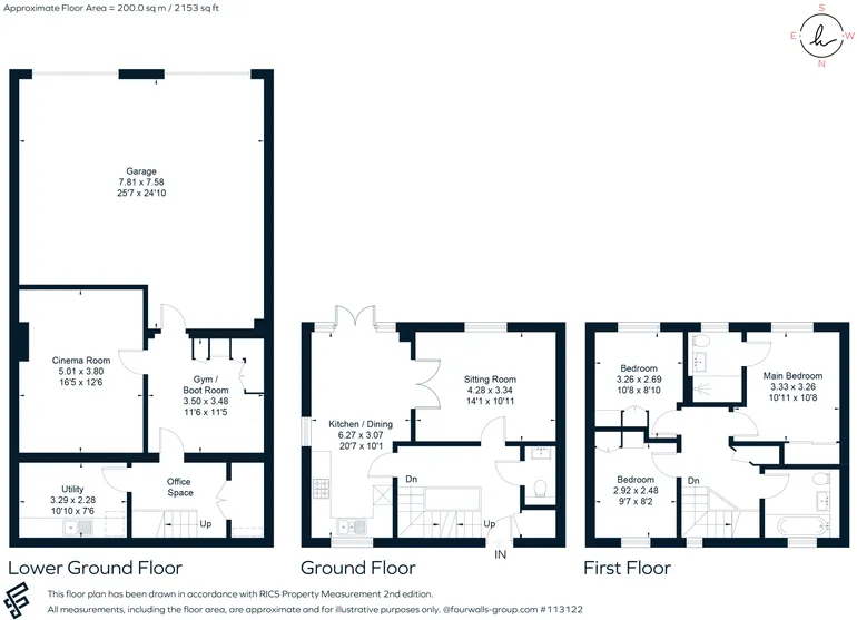 Floorplan 1 for Matthews Walk, Cirencester, GL7