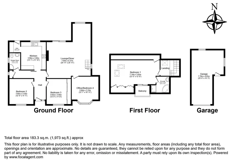 Floorplan 1 for Rusper Road, Horsham, RH12