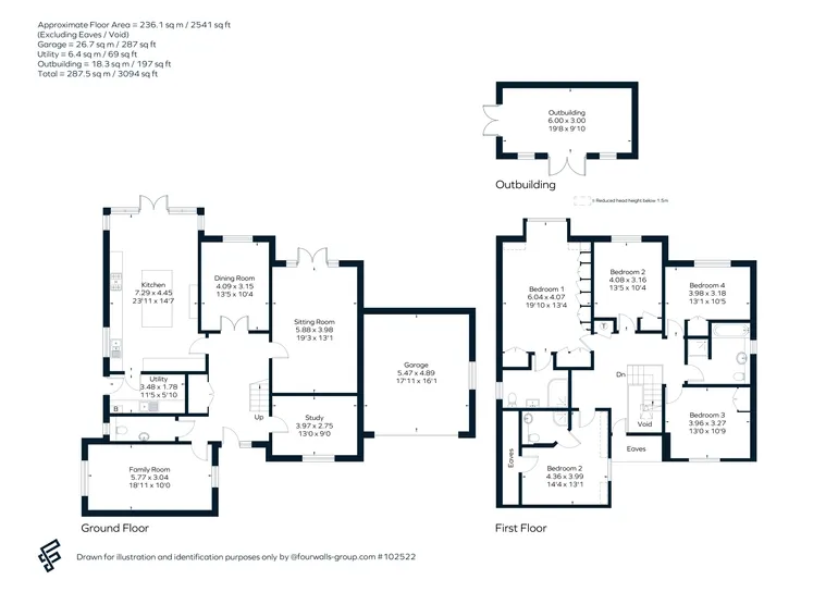 Floorplan 1 for Boundstone Road, Farnham, GU10