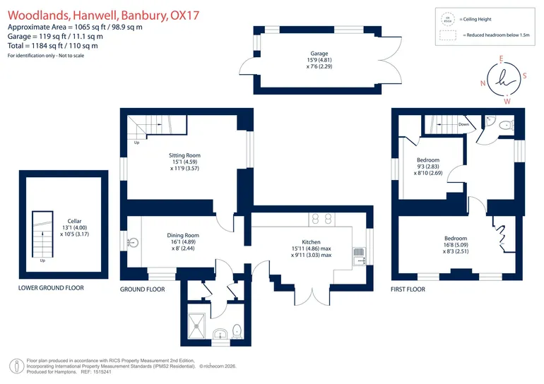 Floorplan 2 for Hanwell, Banbury, OX17
