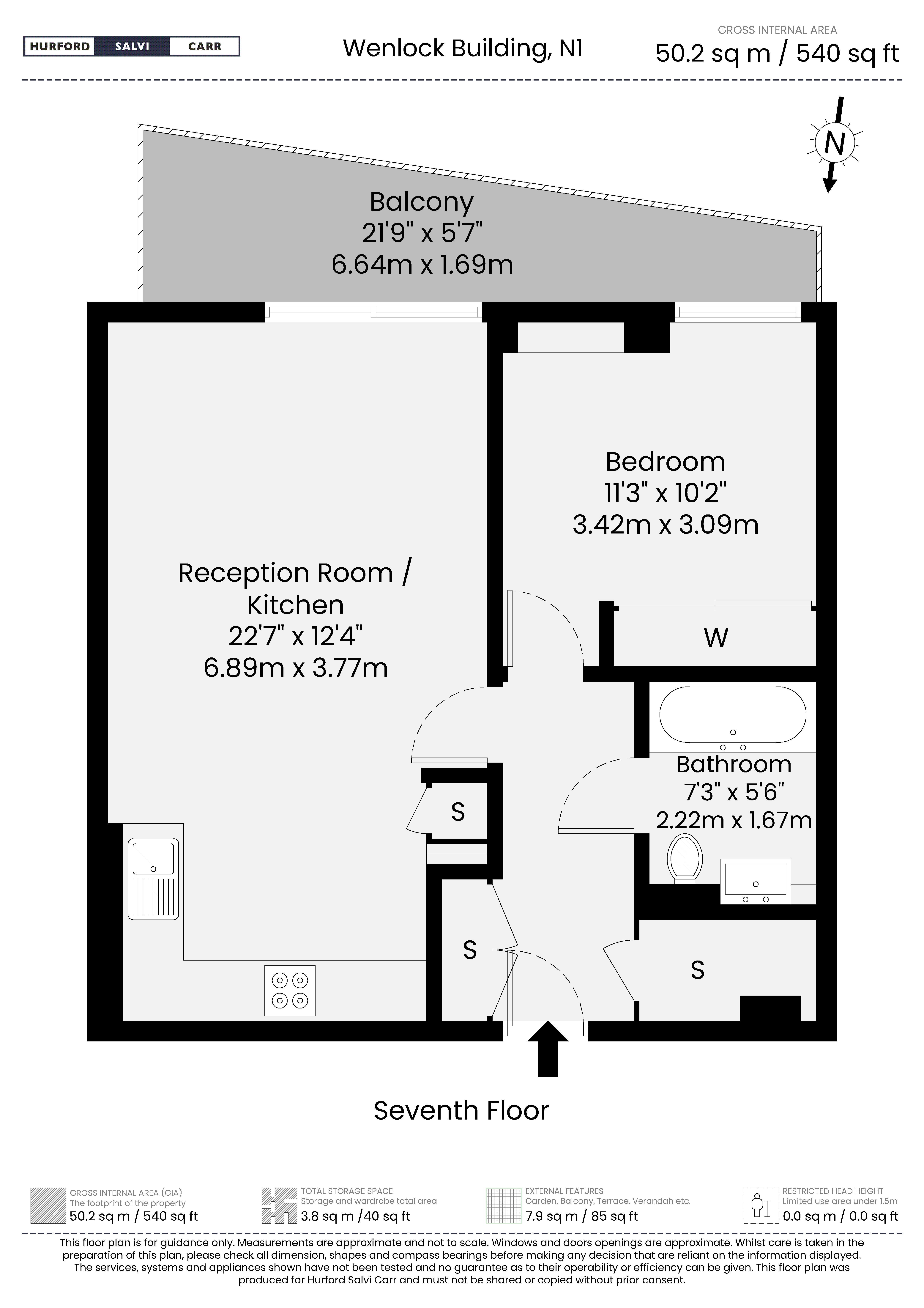 Wharf Road, London, N1 floorplan
