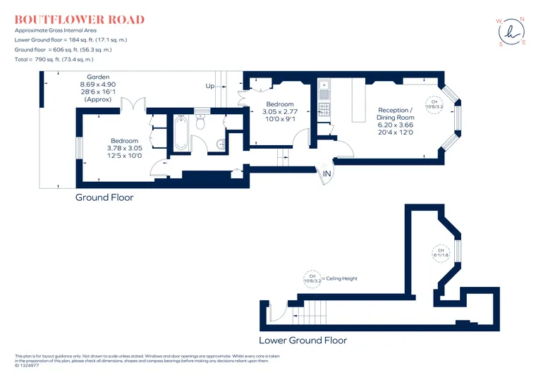 Floorplan 1 for Boutflower Road, London, SW11