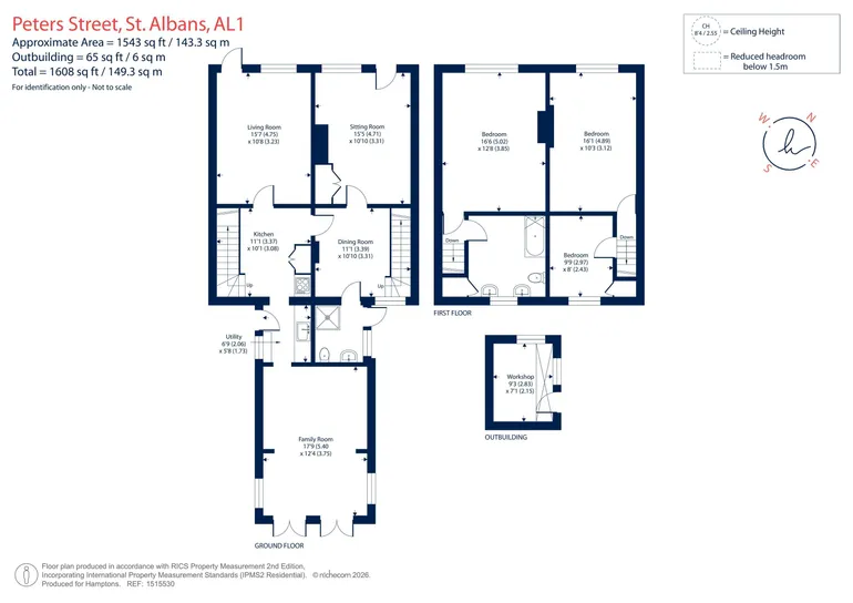 Floorplan 1 for St. Peters Street, St. Albans, AL1