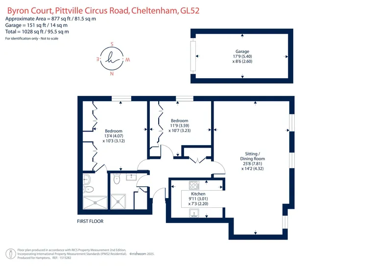 Floorplan 1 for Pittville Circus Road, Cheltenham, GL52