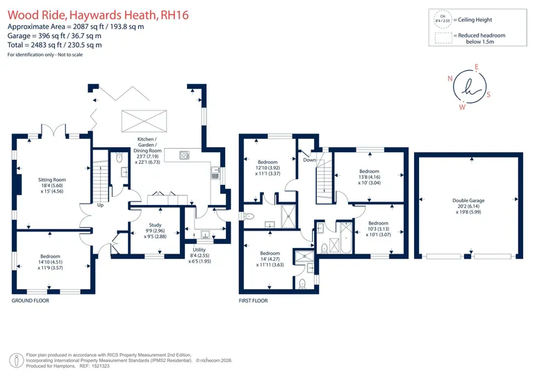 Floorplan 1 for Wood Ride, Haywards Heath, RH16