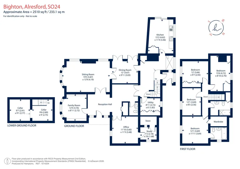 Floorplan 1 for Nettlebeds Lane, Alresford, SO24