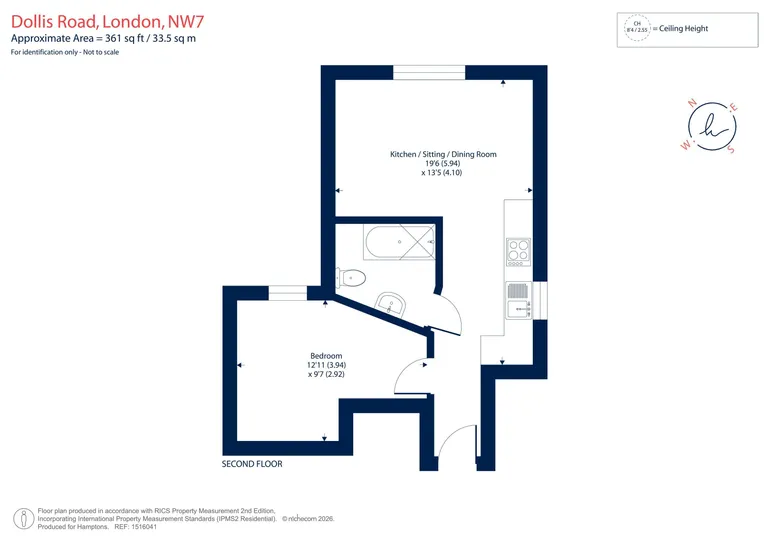 Floorplan 1 for Dollis Road NW7