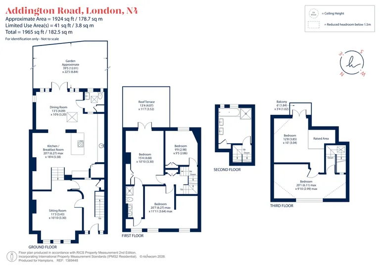 Floorplan 1 for Addington Road London N4